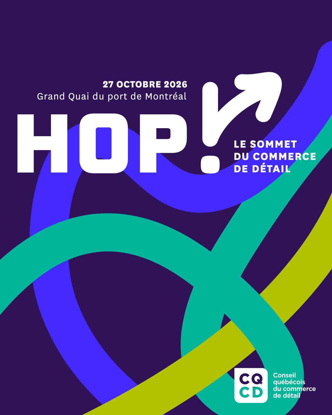 Affiche Hop! Le Sommet du commerce de détail 2026
